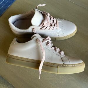 GREATS Women’s Light Pink Leather Sneakers